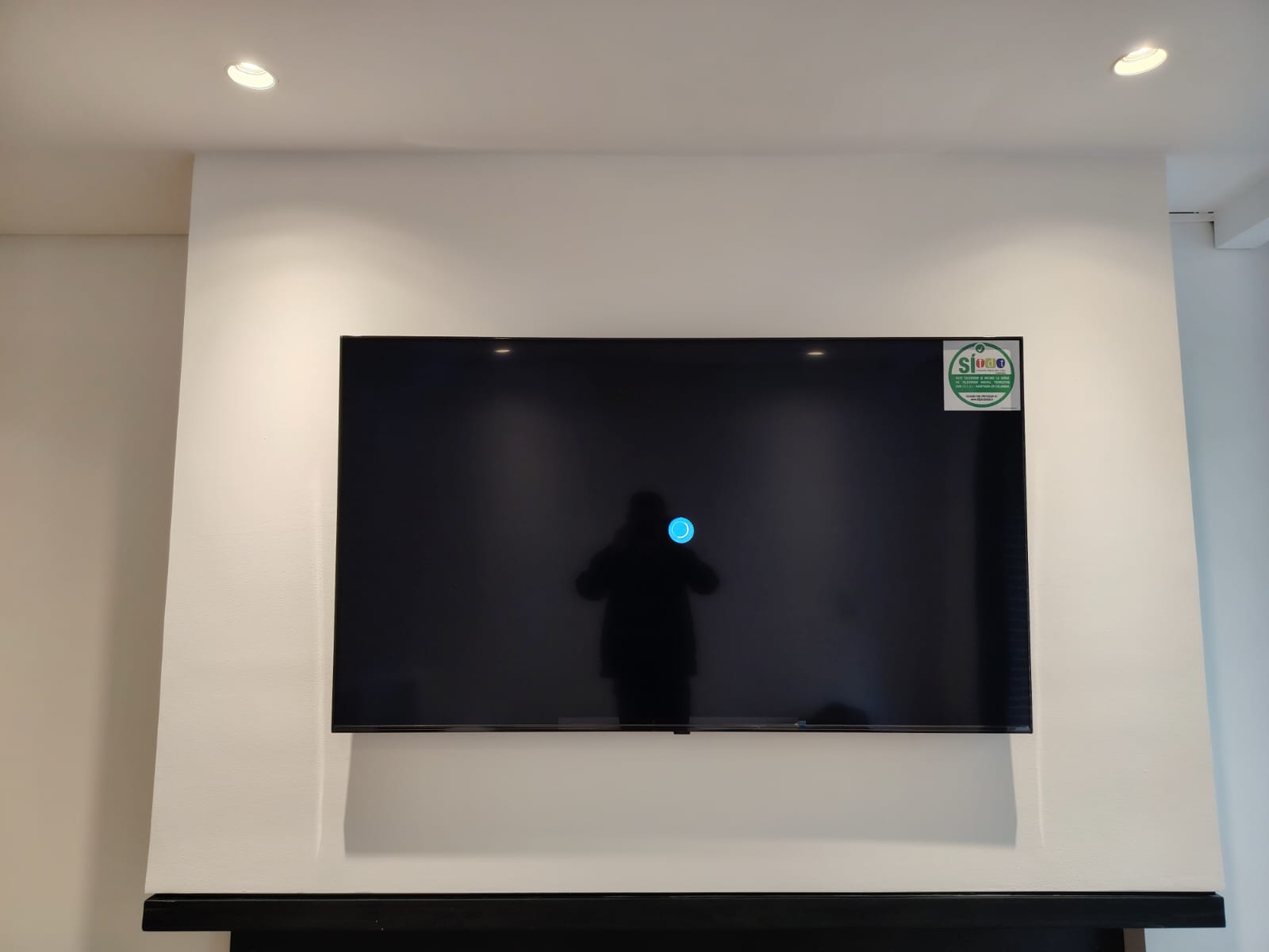 instalacion televisor monitoreo camara seguridad sala estar eg instlaciones integrales