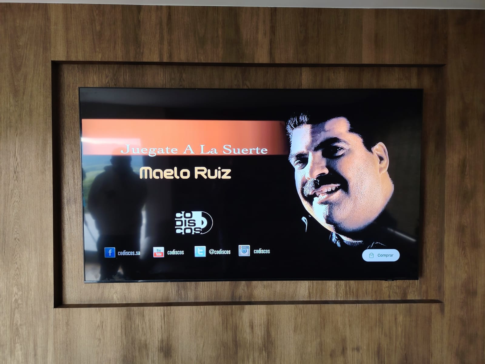 instalacion televisor sala juntas madera eg instlaciones integrales
